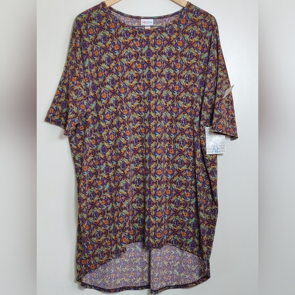 Lularoe Irma Colorful Patterned Women's Top